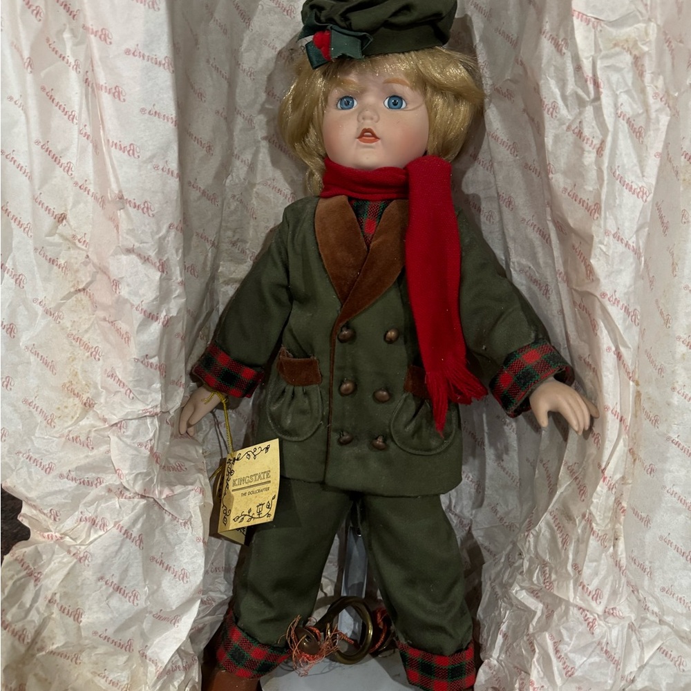 Kingstate Dollcrafter 17” Porcelain Male Norman Doll